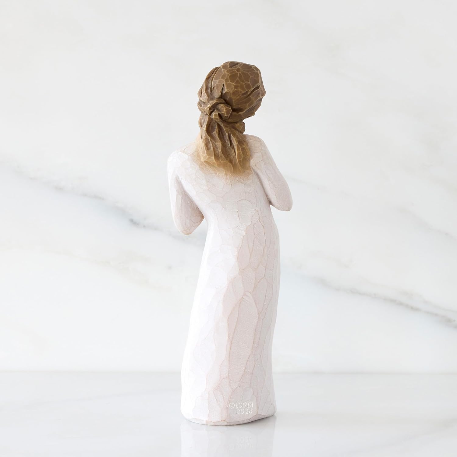 Willow Tree Here for You, “Know That You are Loved”, an Empathetic Gesture, Encouragement, Bereavement, Remembrance, A Gift of Support and Quiet Understanding, Sculpted Hand-Painted Figure
