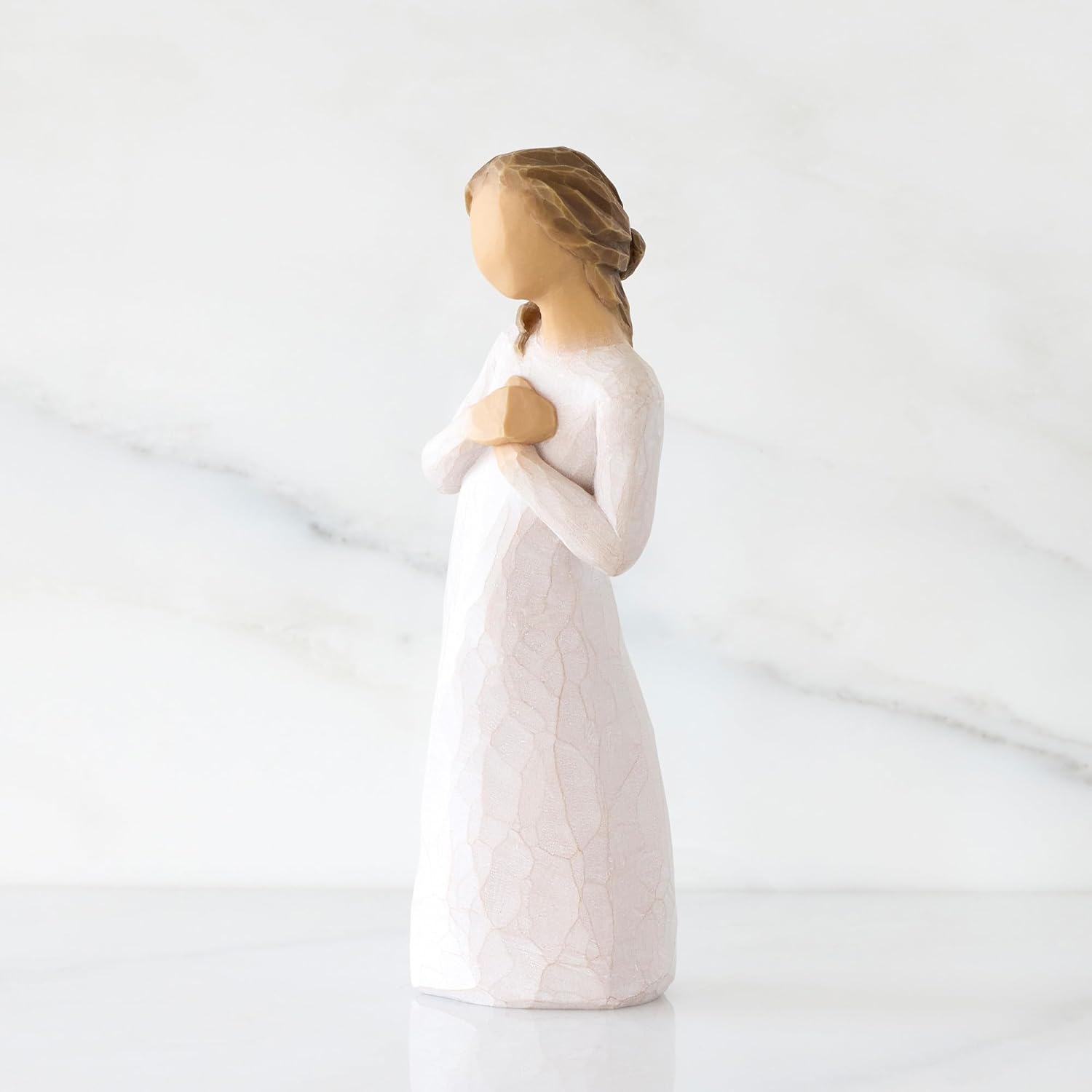 Willow Tree Here for You, “Know That You are Loved”, an Empathetic Gesture, Encouragement, Bereavement, Remembrance, A Gift of Support and Quiet Understanding, Sculpted Hand-Painted Figure
