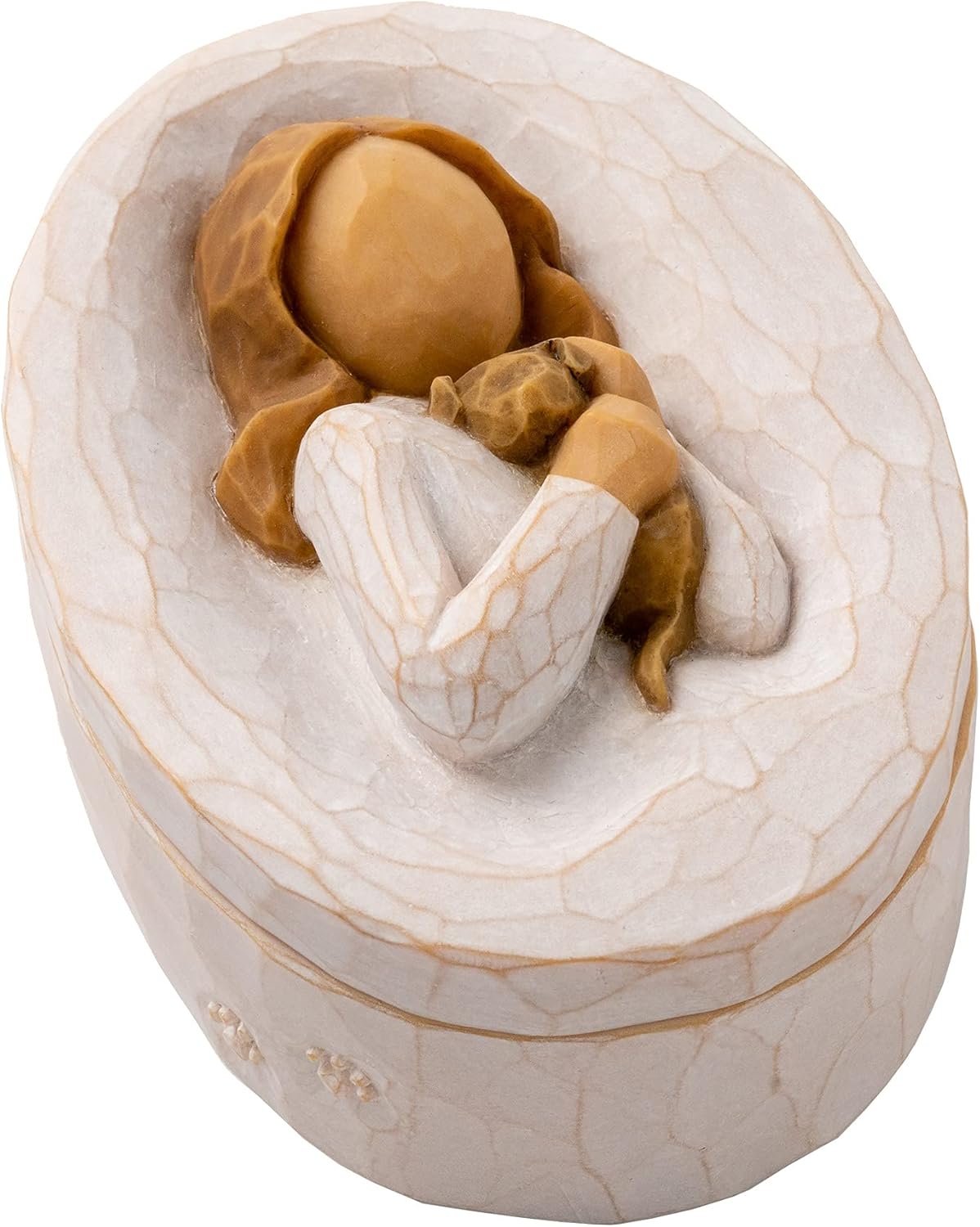 Willow Tree Grandmother, Love that Transcends the Years, Box for Jewelry and Treasures, Reminder of Those you Love who Call you Grandma, Sculpted Hand-Painted Keepsake Box