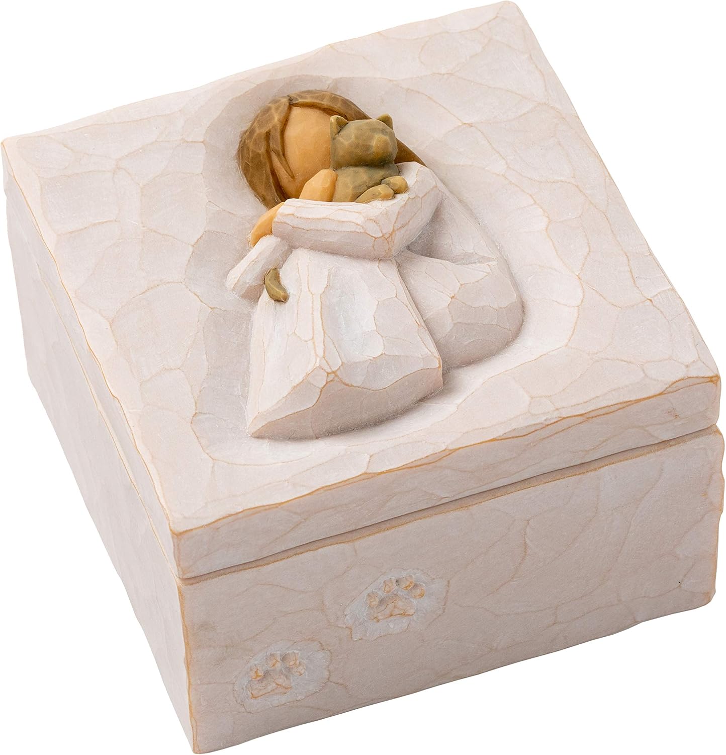 Willow Tree Grandmother, Love that Transcends the Years, Box for Jewelry and Treasures, Reminder of Those you Love who Call you Grandma, Sculpted Hand-Painted Keepsake Box