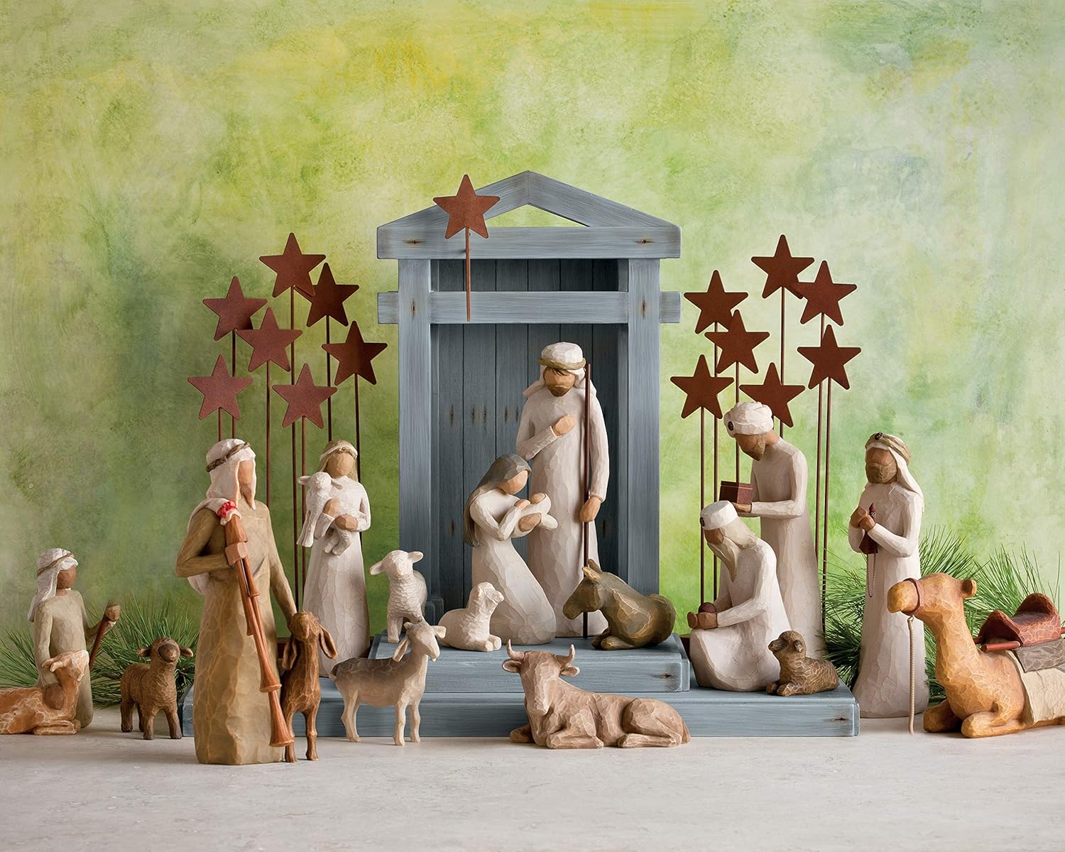 Willow Tree Zampognaro (Shepherd with Bagpipe), A Shepherd's Gift, a Joyous Melody, proclaiming The News Expand and Elevate Your Nativity Collection or Holiday Advent, Sculpted Hand-Painted Figure